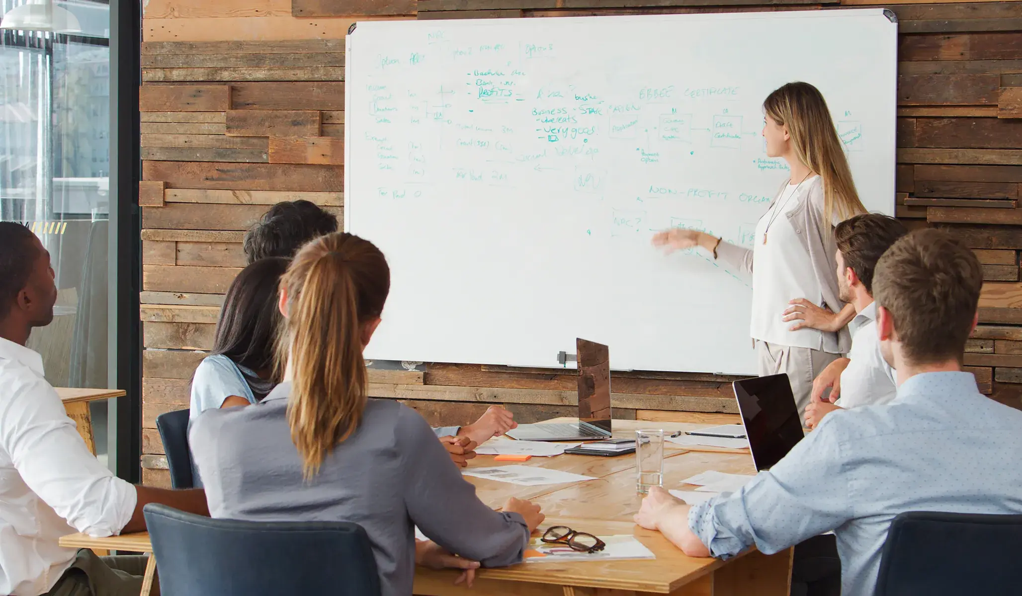 llustration d’un atelier de cadrage et planification stratégique